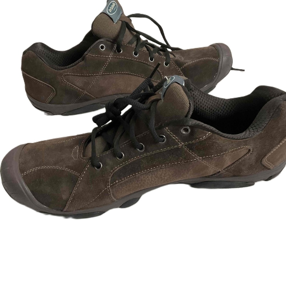 Dr. Scholls Strolle Free Step Mens 13 Brown Leather Suede Sneakers 49621200 NWT